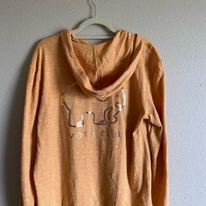 ivory ella yellow hoodie